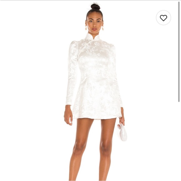 Sau Lee Joyce Chinese Jacquard Mini Dress - Picture 1 of 3